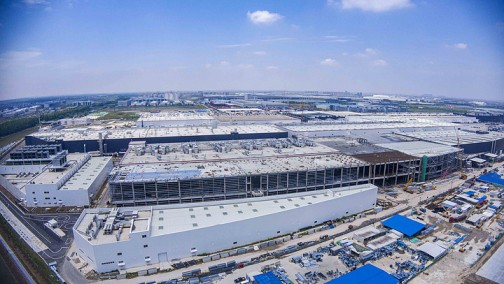 特斯拉上海超级工厂（一期）正式建设完毕