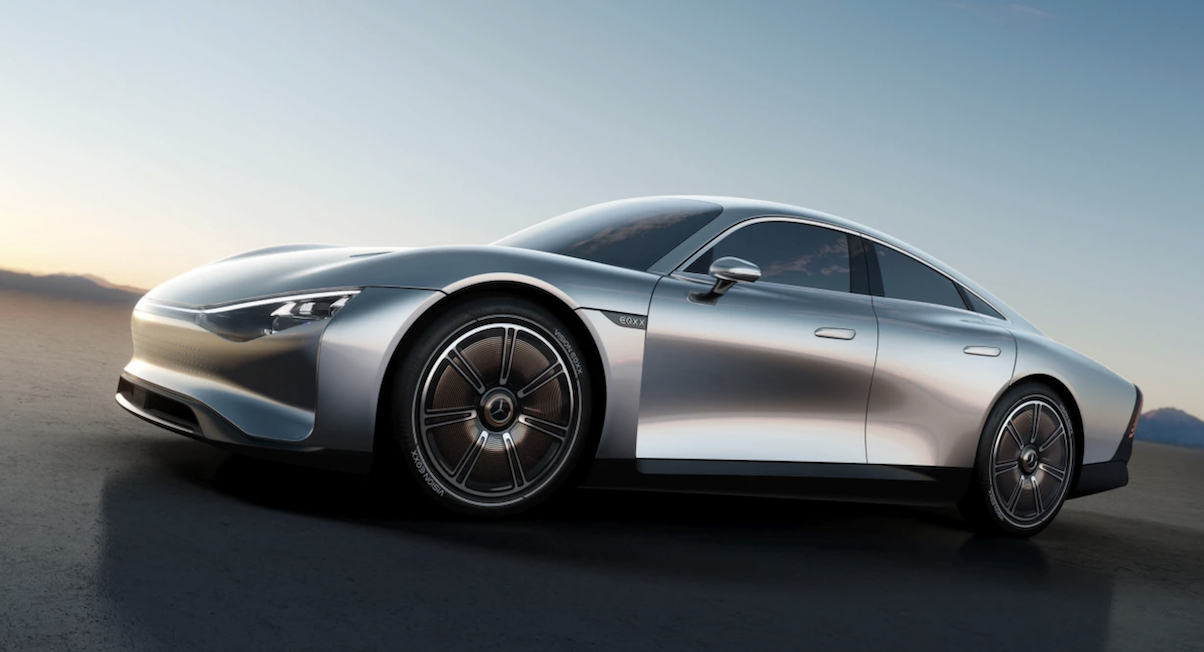 梅赛德斯 Vision EQXX 概念：续航里程超过 620 英里的下一代电动汽车技术